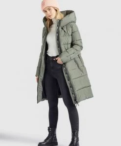 Khujo JILIAS - Abrigo De Invierno - Mint, Mujer -KHUJO Tienda fe87dc3c0ab446949cb31c14337ee1db