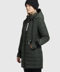 Khujo SHINE2 LIGHT - Abrigo De Invierno - Dunkelgrün, Mujer -KHUJO Tienda fe9af8b50a454d5b938987146dc7a67f