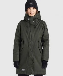 Khujo MANTEL XENIA - Abrigo De Invierno - Dunkelgrün, Mujer 5 Khujo MANTEL XENIA - Abrigo De Invierno - Dunkelgrün, Mujer -KHUJO Tienda ff67ed6408414aebbef73510813adff1